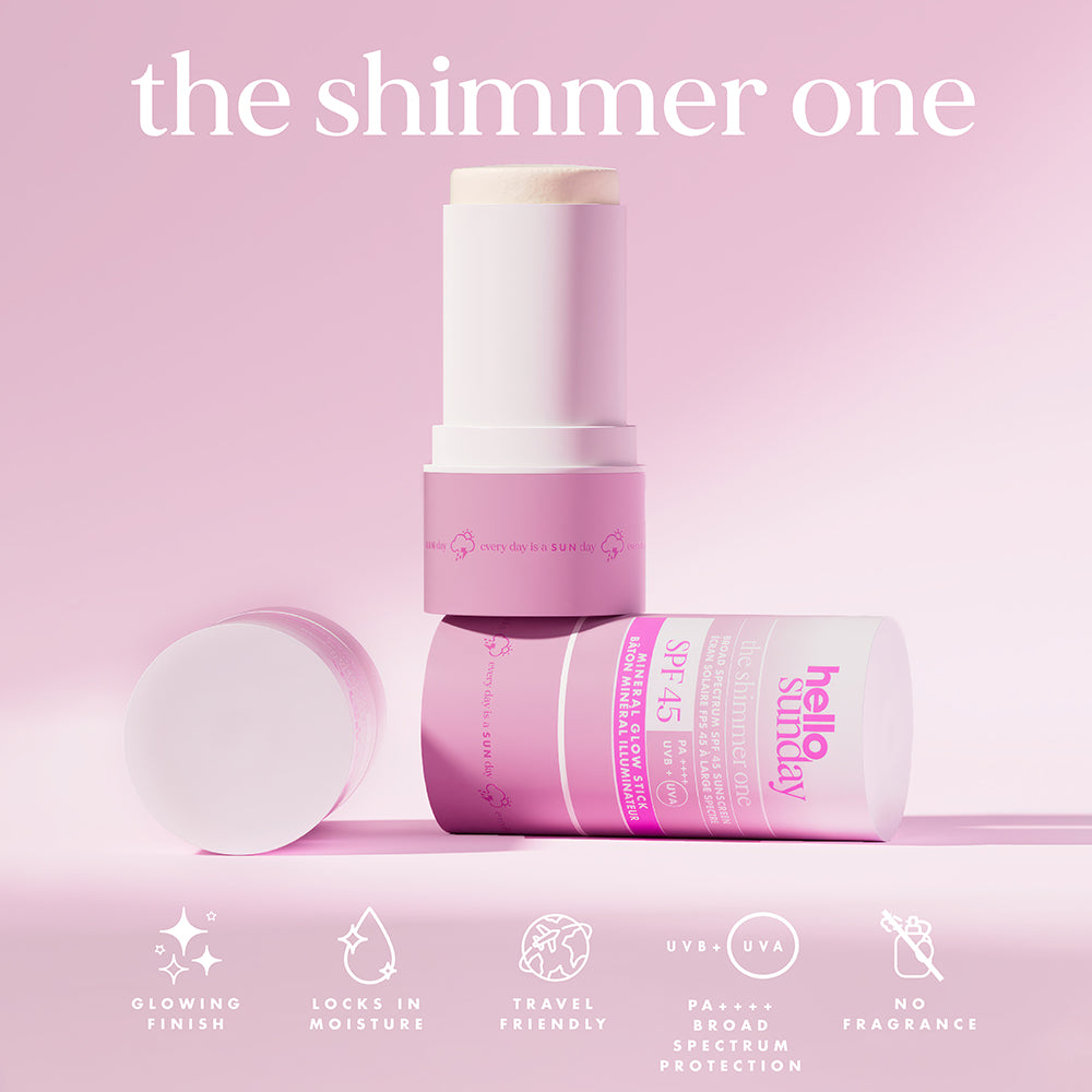 The Shimmer One SPF 45 Mineral Glow Stick